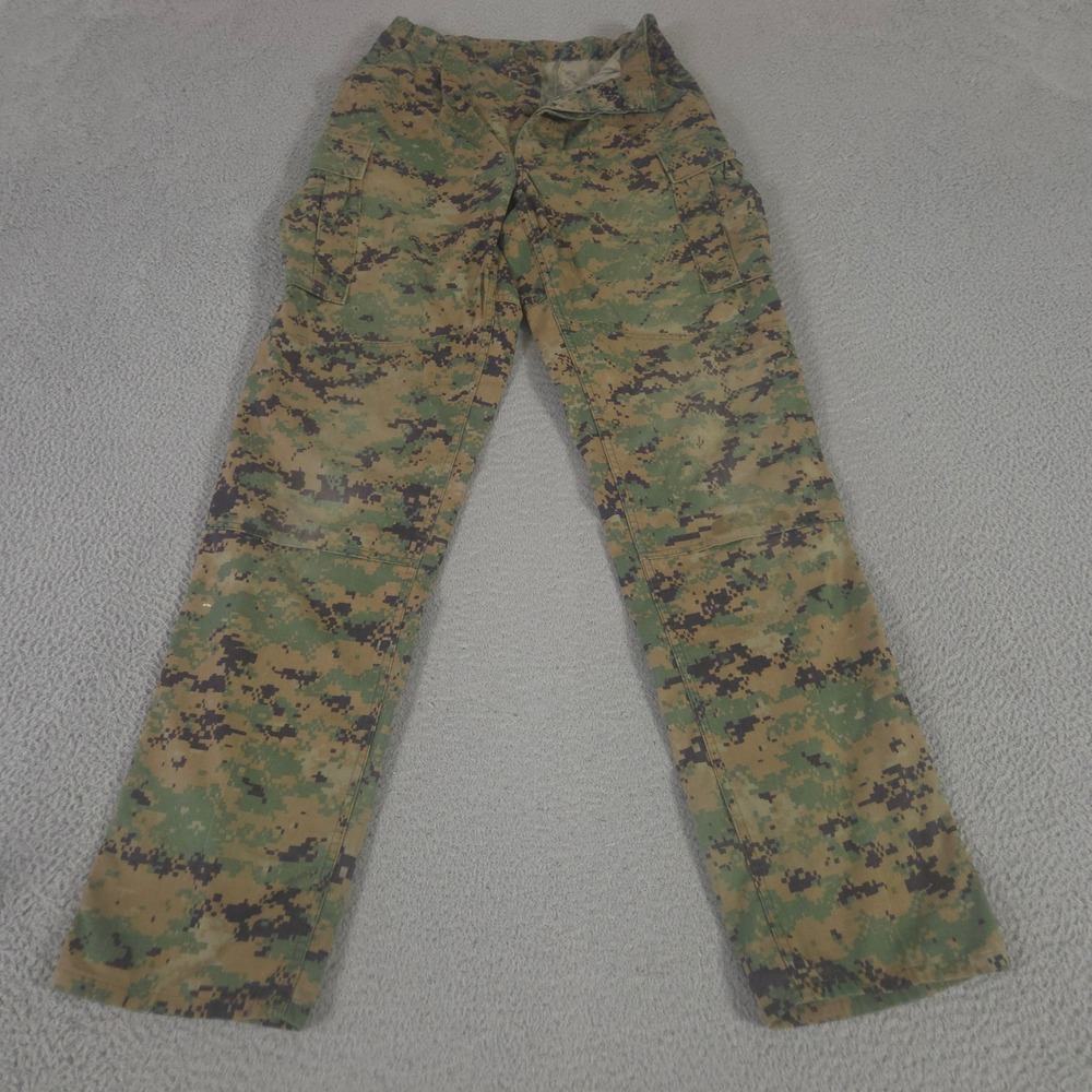 VINTAGE Propper Pants Mens Small X-Long Green MARPAT Digital Camo Cargo USMC 90s